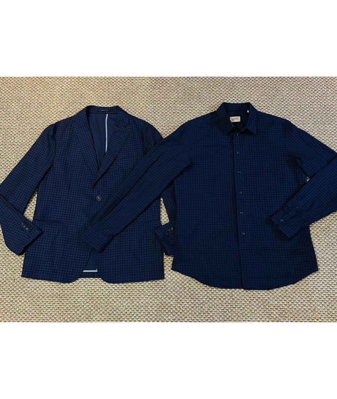 ARMANI COLLEZIONI Темно-синий пиджак, фото 5