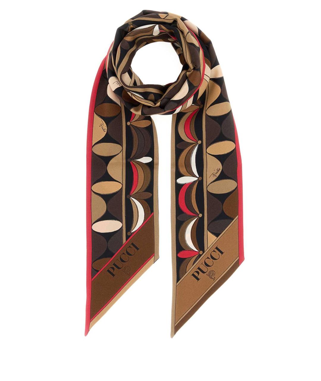 EMILIO PUCCI Мульти шелковый платок, фото 1