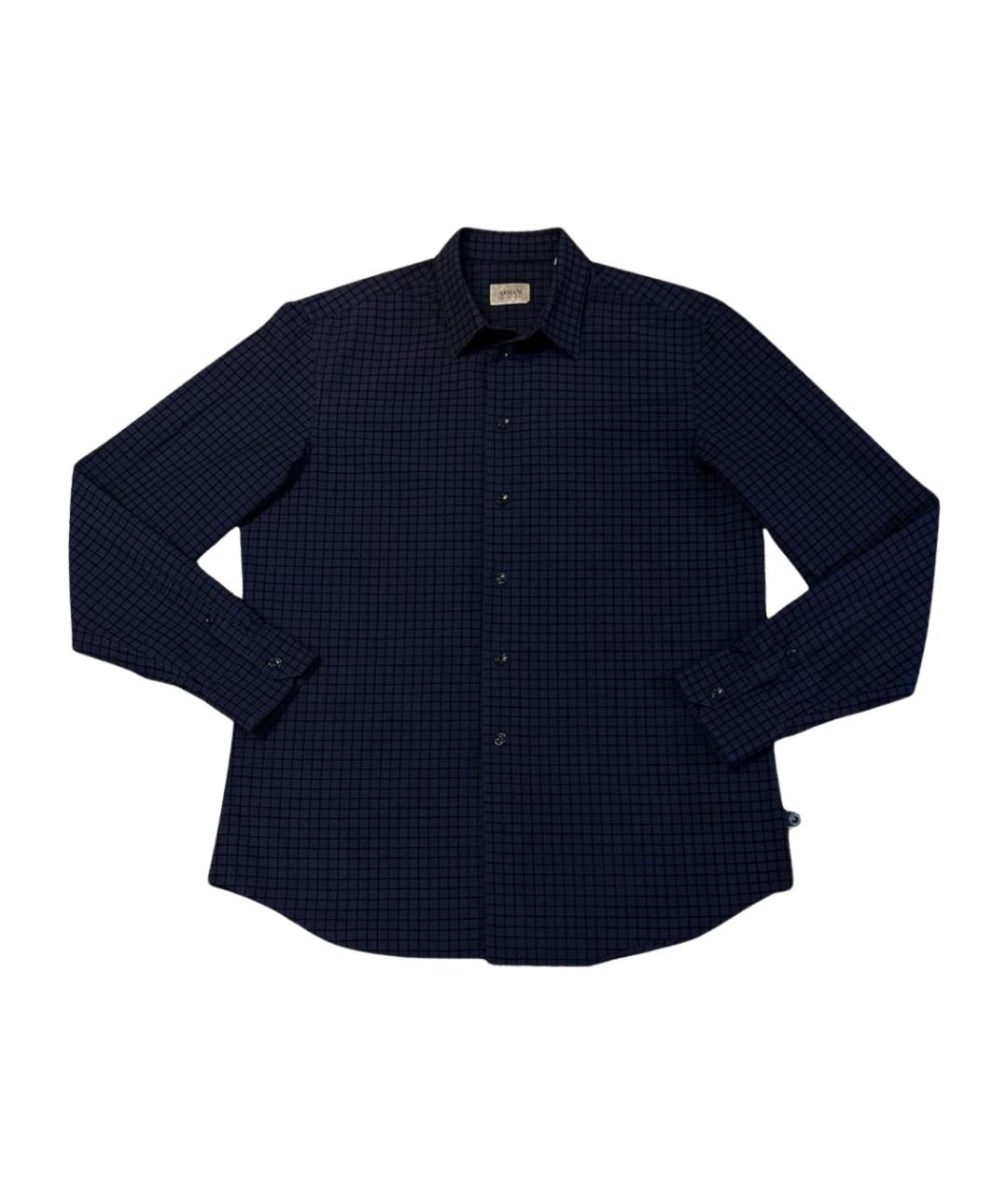 ARMANI COLLEZIONI Темно-синяя кэжуал рубашка, фото 1