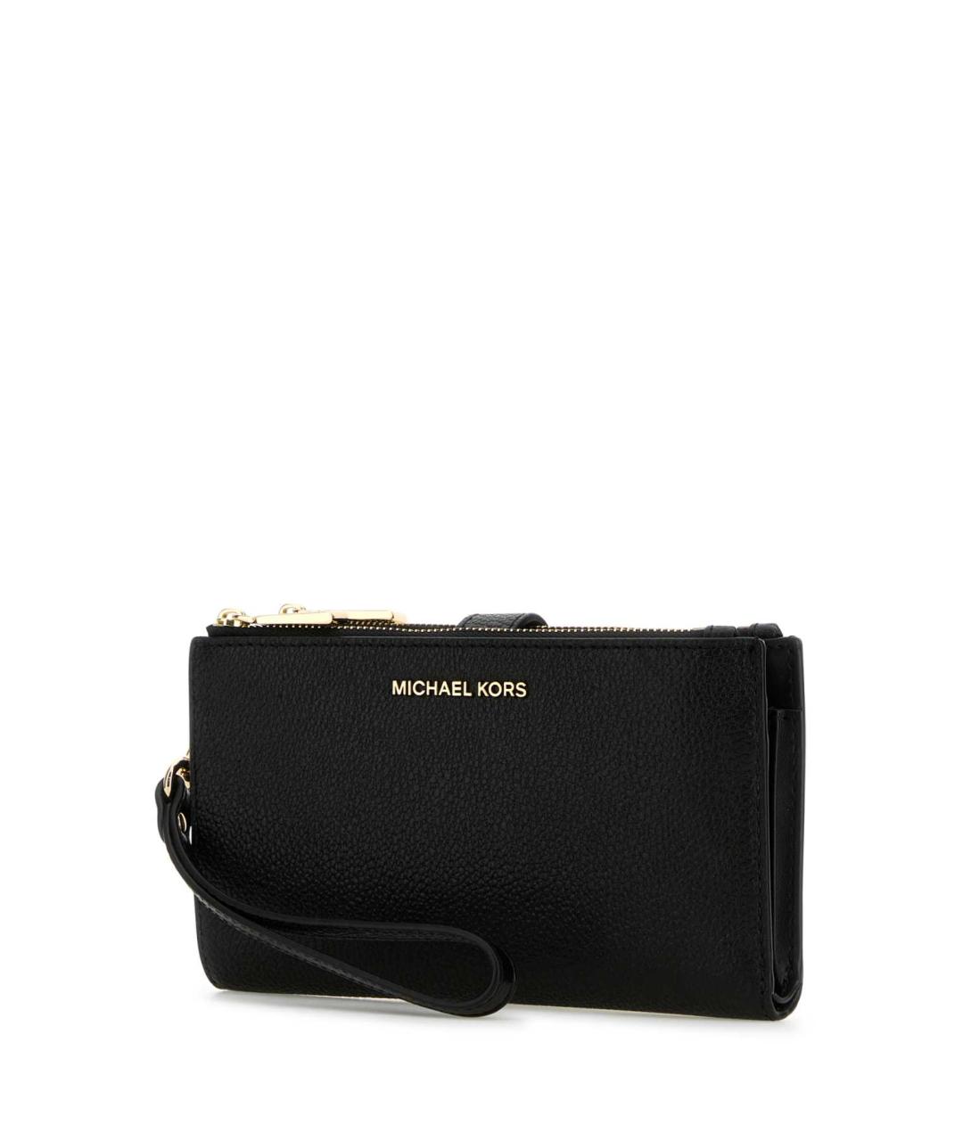 MICHAEL KORS Черный кожаный кошелек, фото 2