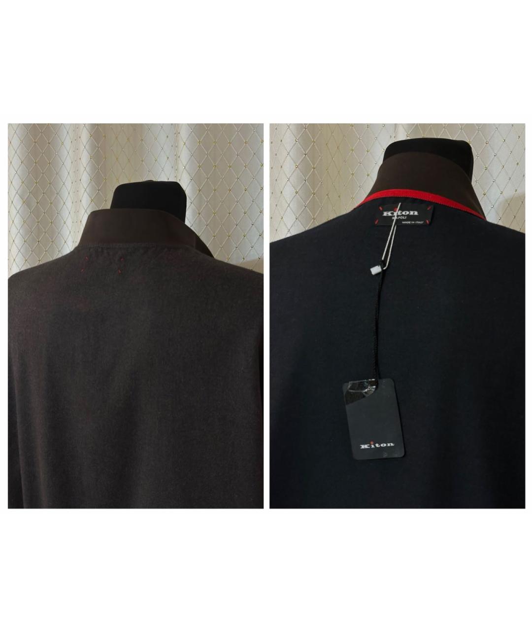 KITON Коричневая хлопковая куртка, фото 4