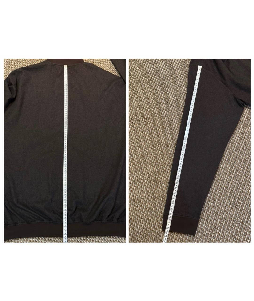 KITON Коричневая хлопковая куртка, фото 6