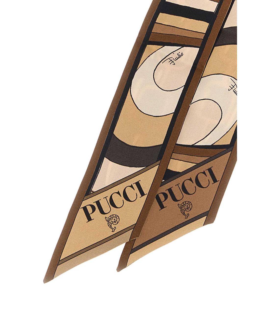 EMILIO PUCCI Мульти шелковый платок, фото 2