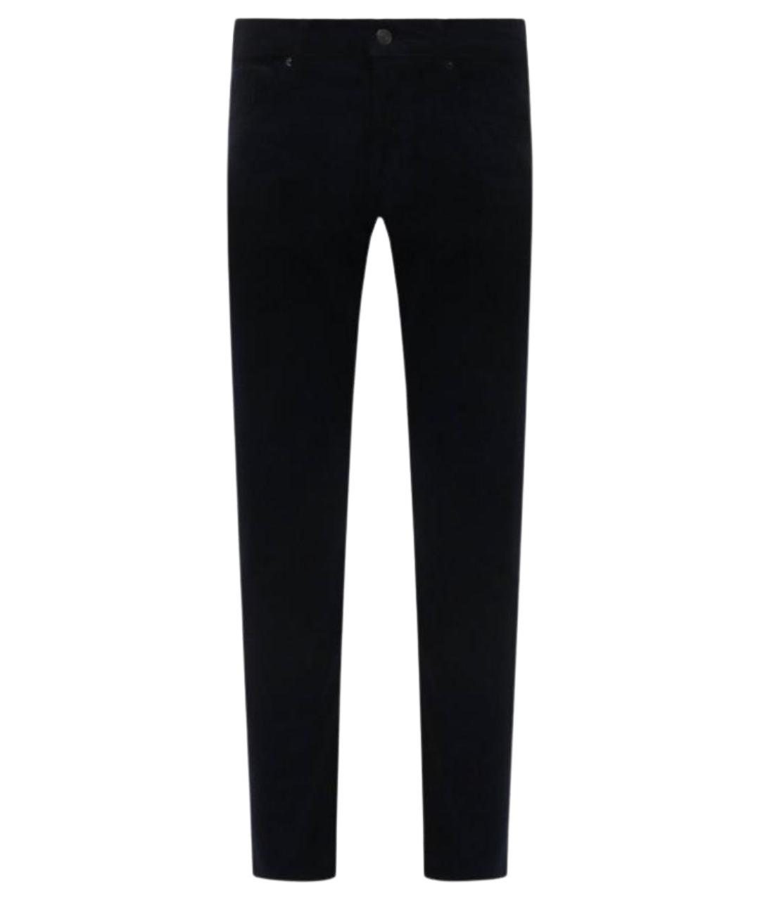 TOM FORD Темно-синие хлопковые повседневные брюки, фото 1