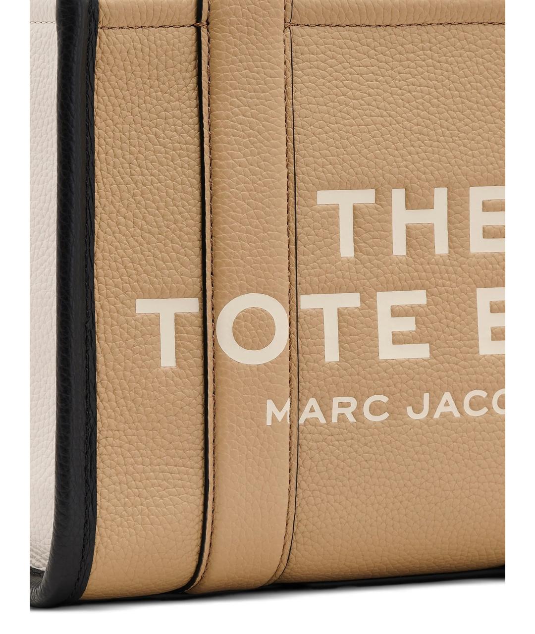 MARC JACOBS Бежевая кожаная сумка тоут, фото 6