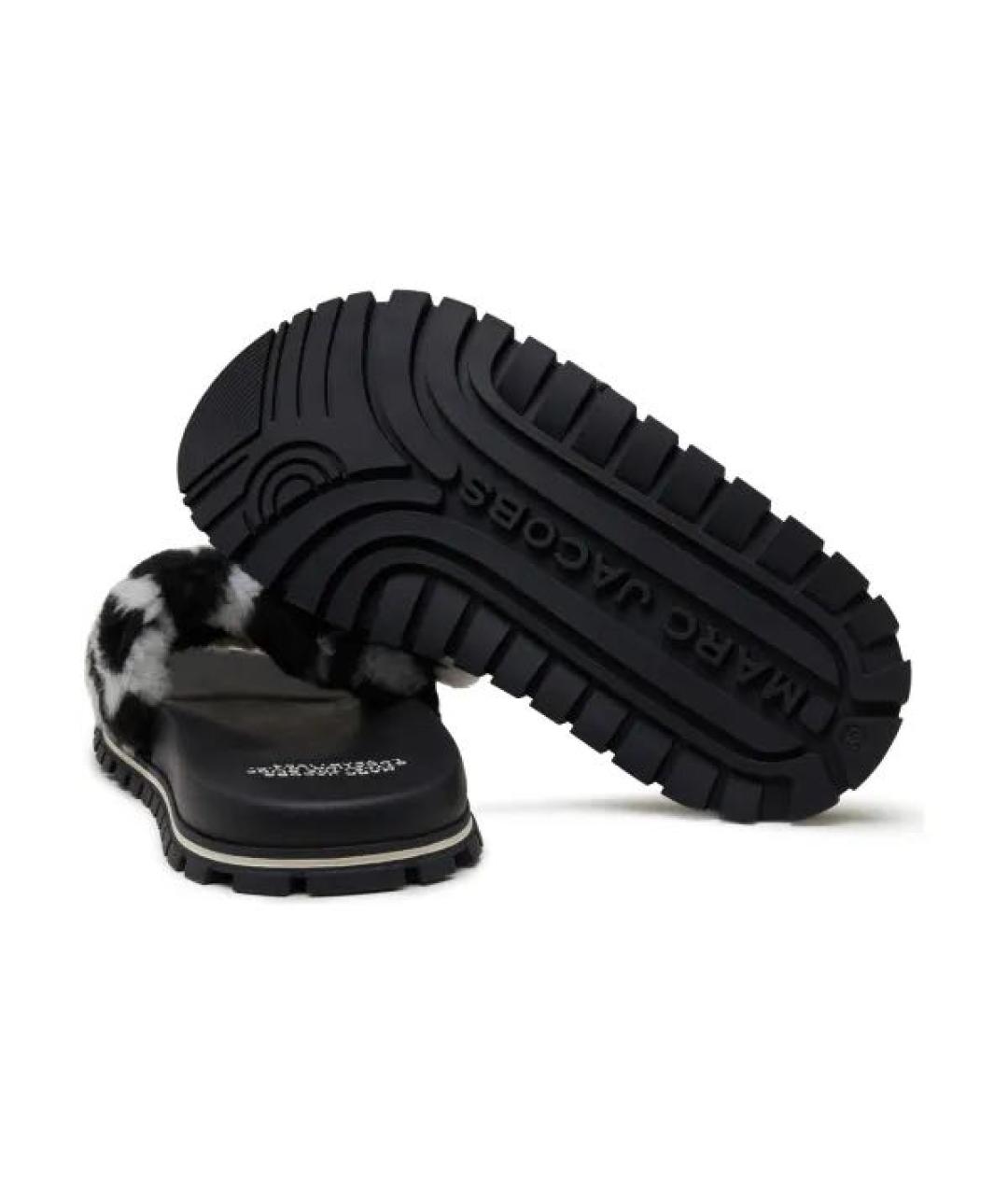 MARC JACOBS Черные шлепанцы, фото 2