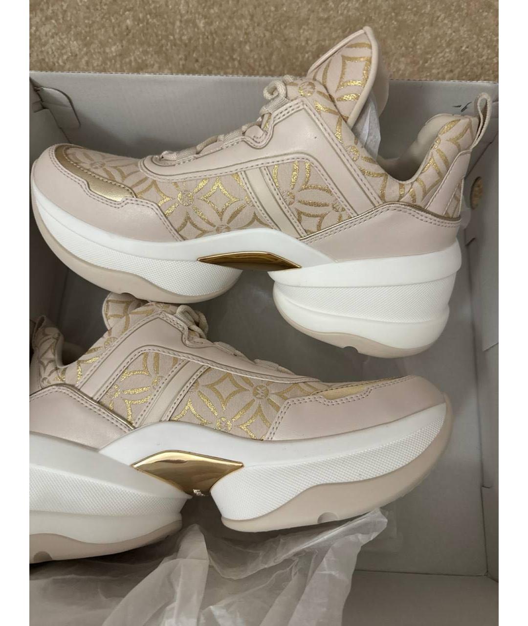 MICHAEL KORS Бежевые кроссовки, фото 2