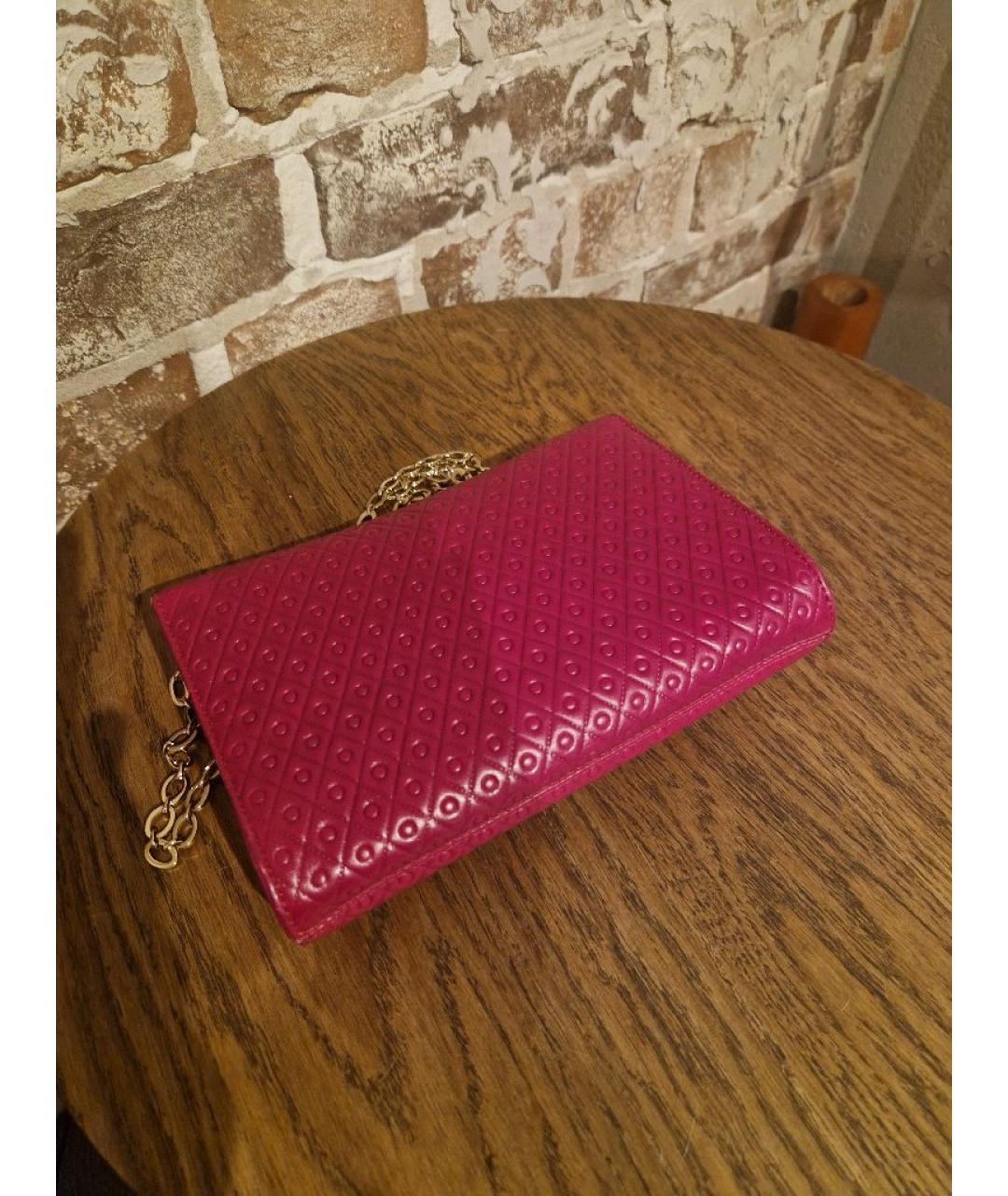 TOD'S Розовая кожаная сумка через плечо, фото 3