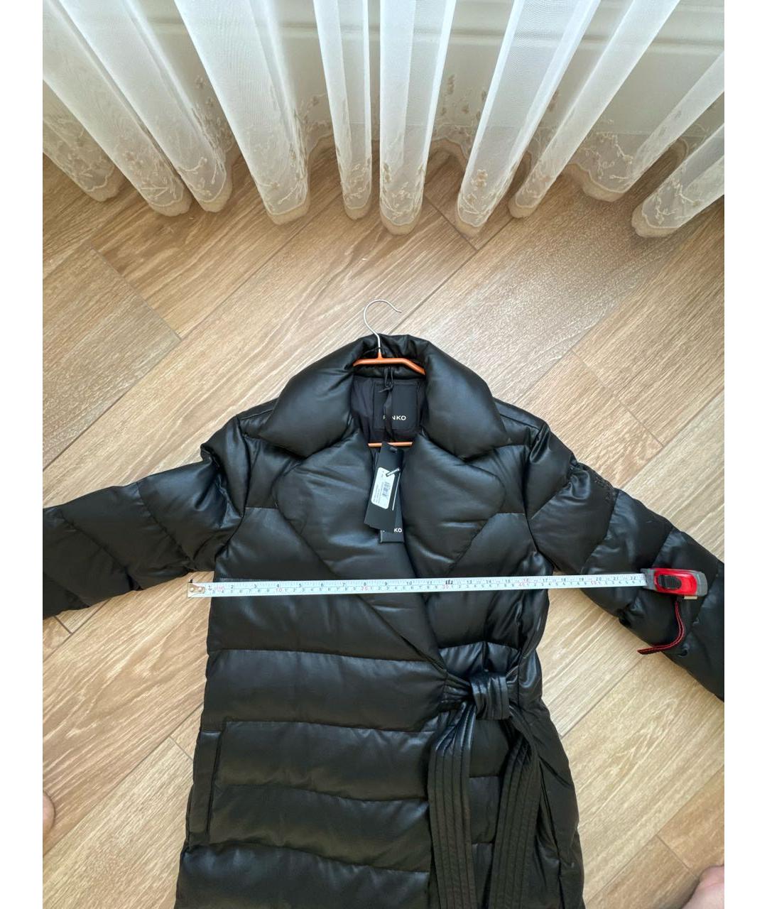 PINKO Черный пуховик, фото 6