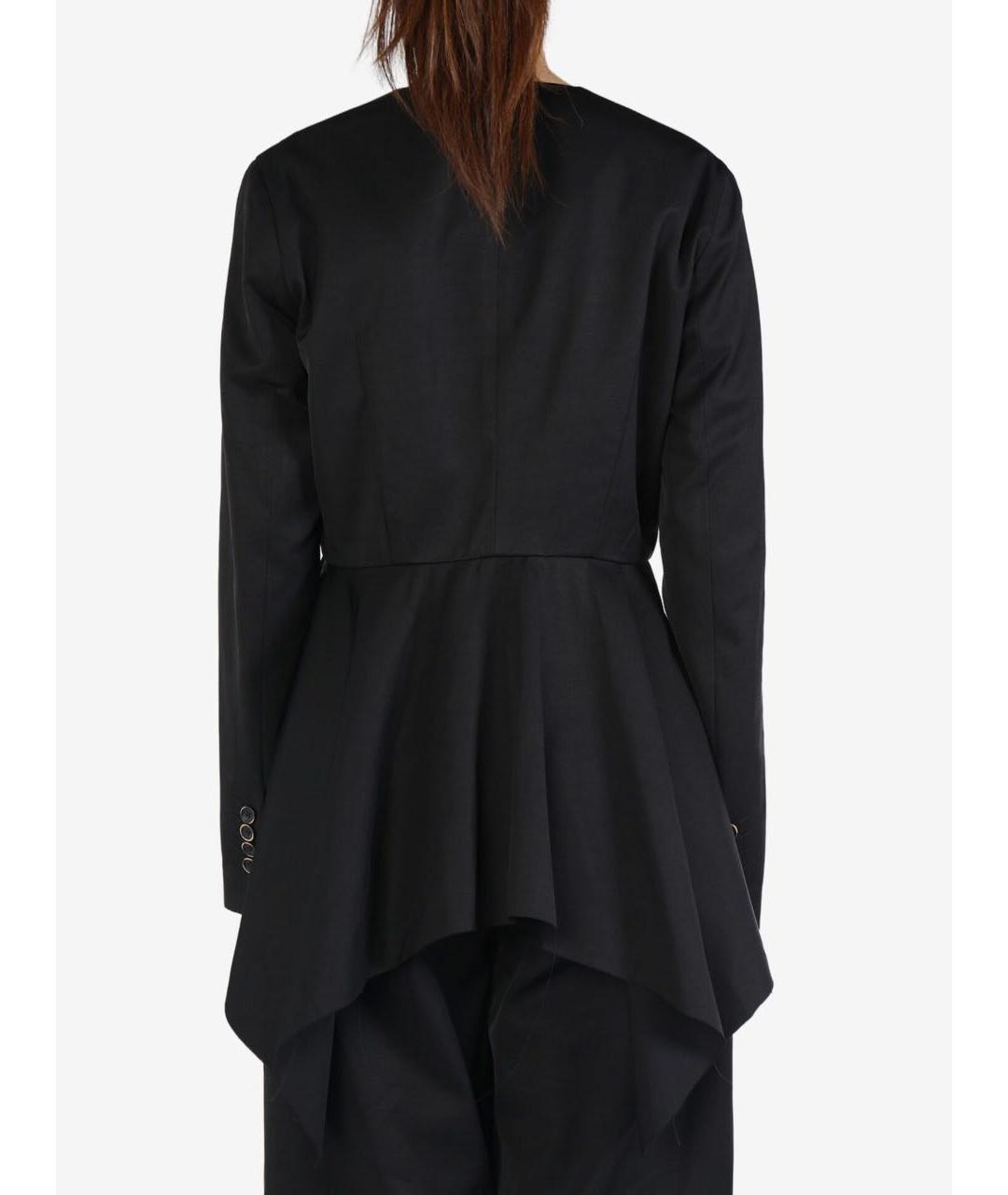 UMA WANG Черный вискозный жакет/пиджак, фото 2