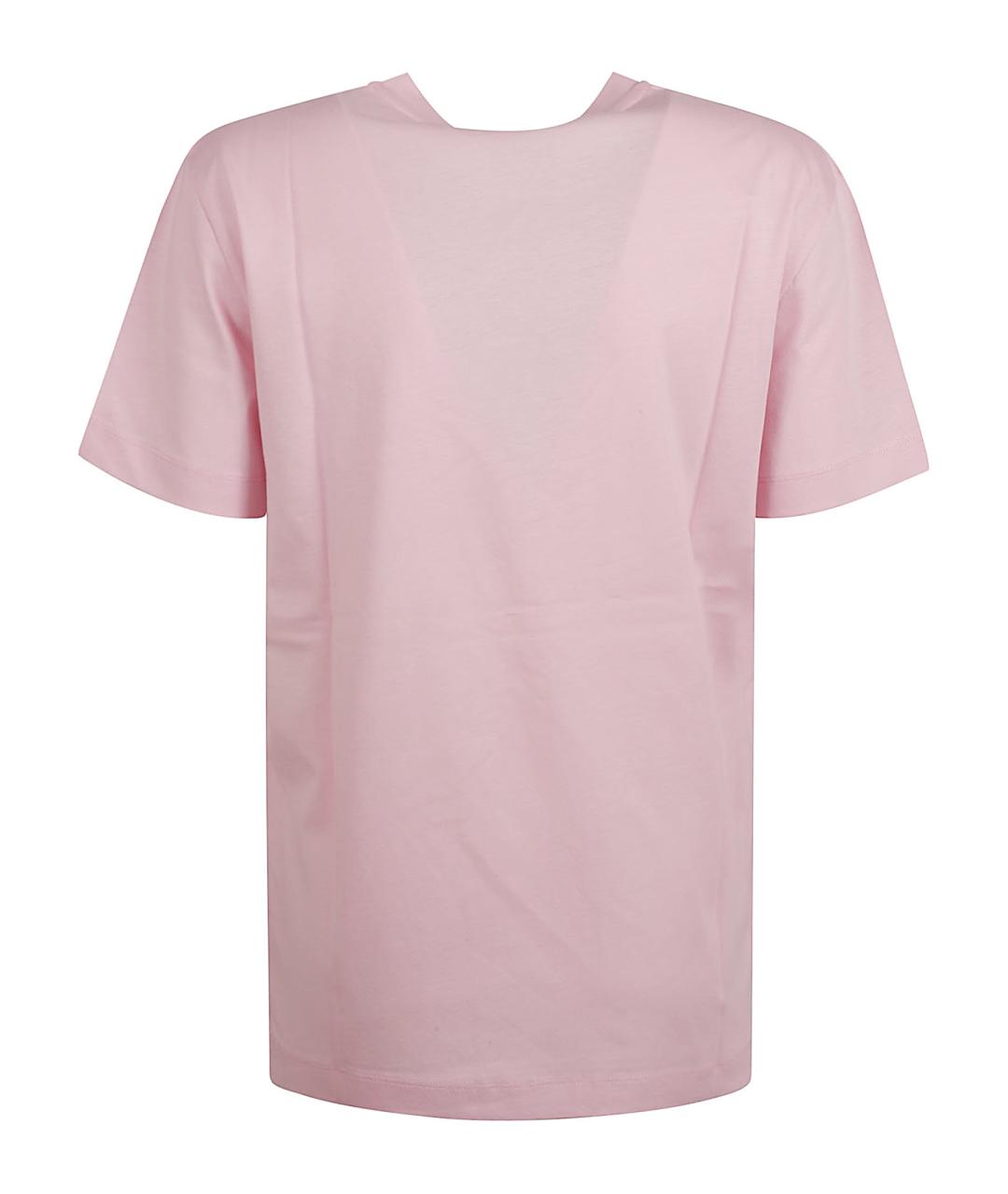 PATOU Розовая хлопковая футболка, фото 3