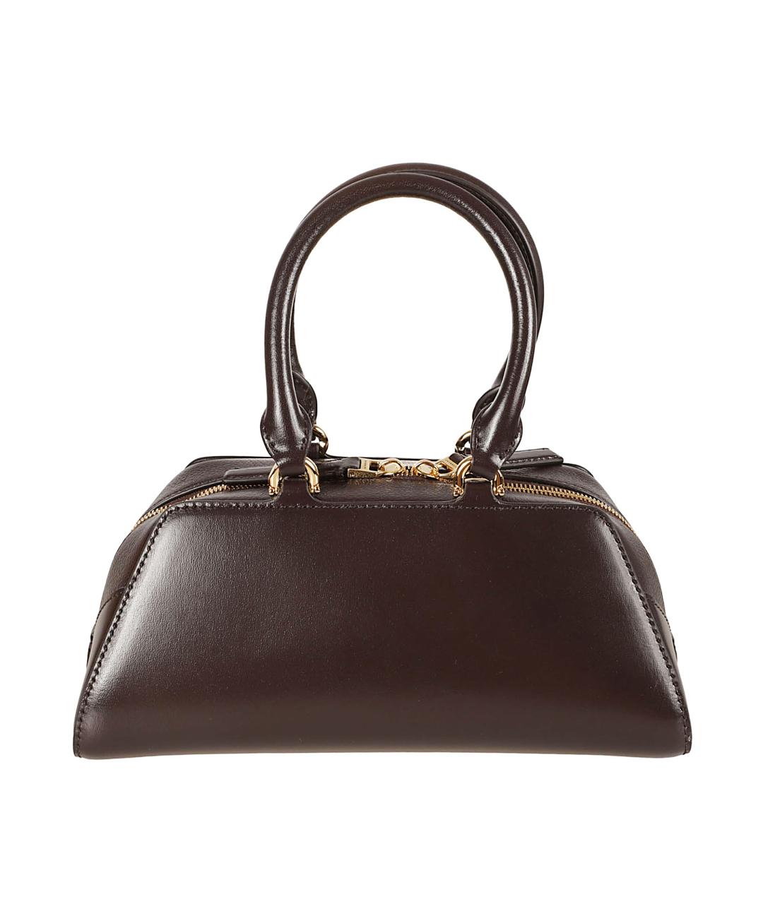 GIVENCHY Коричневая кожаная сумка с короткими ручками, фото 2