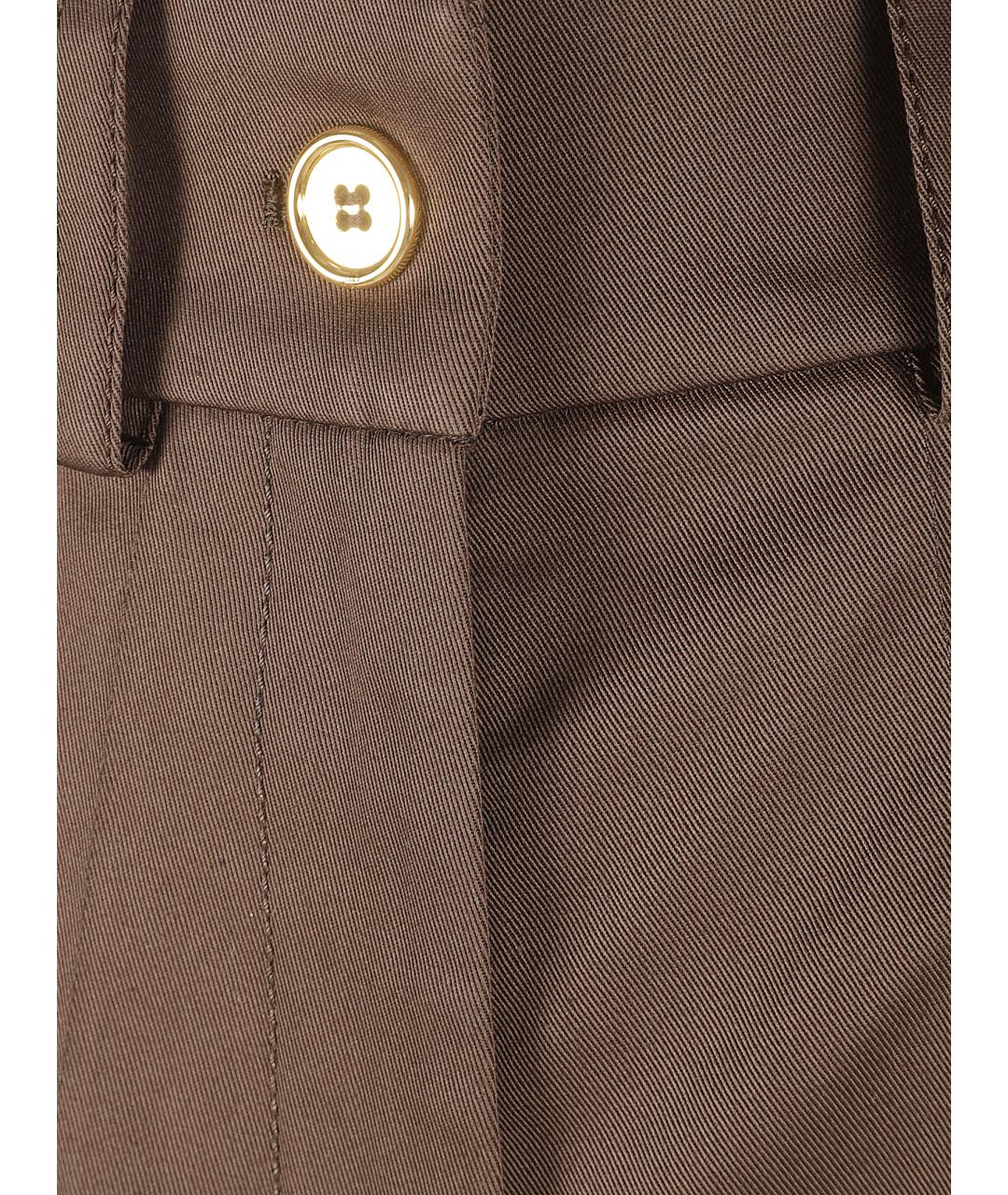 PATOU Коричневые хлопковые шорты, фото 2