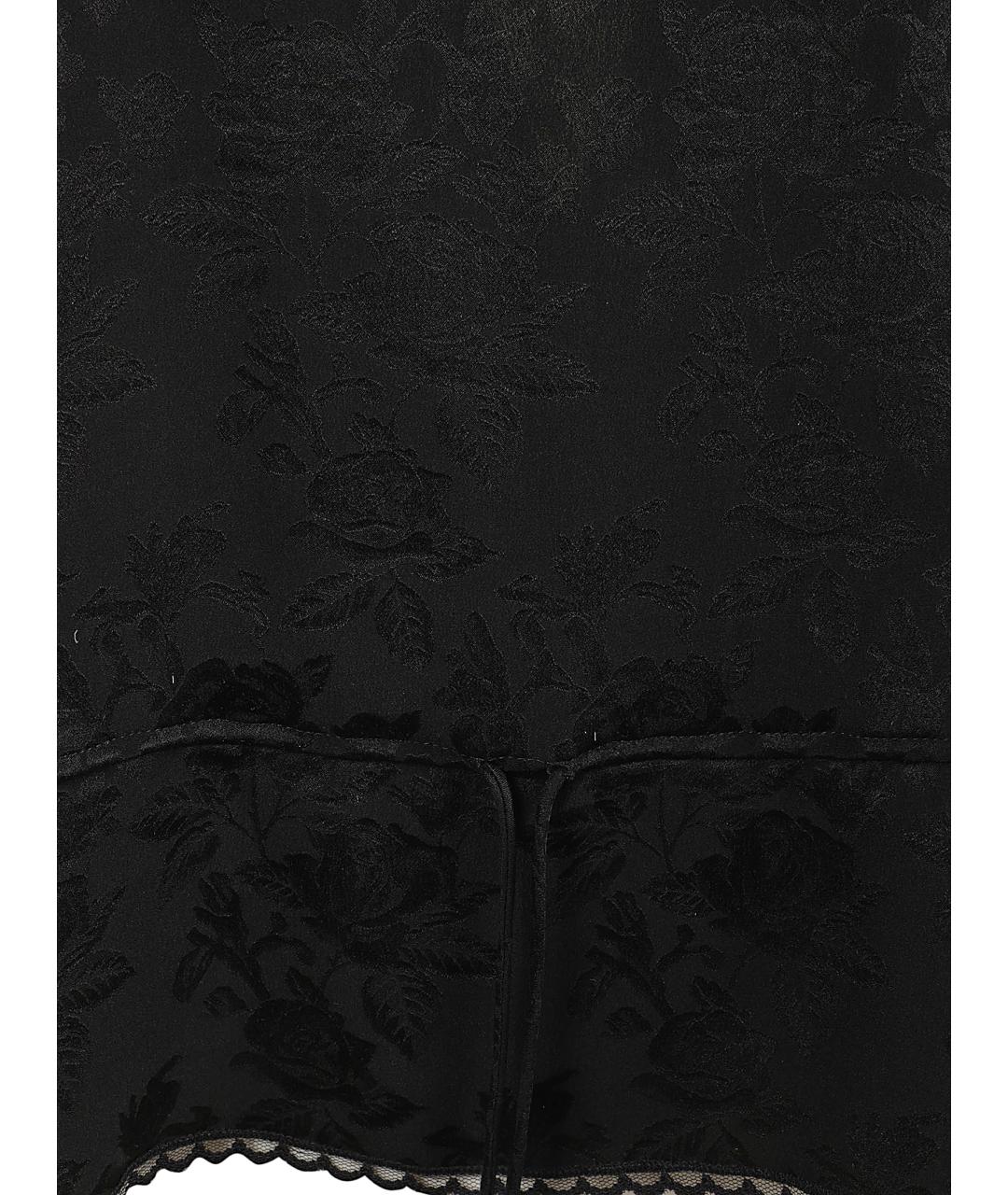 CHLOE Черная шелковая майка, фото 2