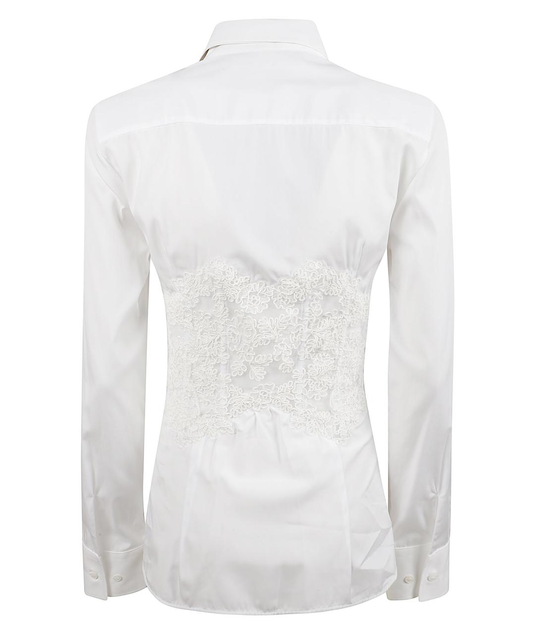 ERMANNO SCERVINO Белая хлопковая рубашка, фото 3