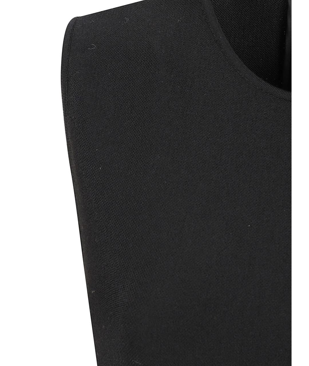 ALEXANDER MCQUEEN Черное вискозное вечернее платье, фото 2