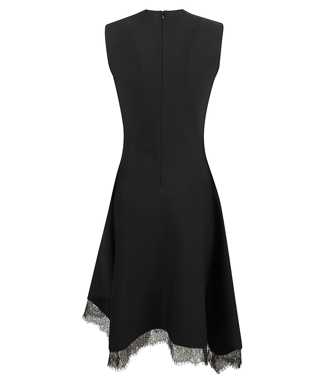 ALEXANDER MCQUEEN Черное вискозное вечернее платье, фото 3