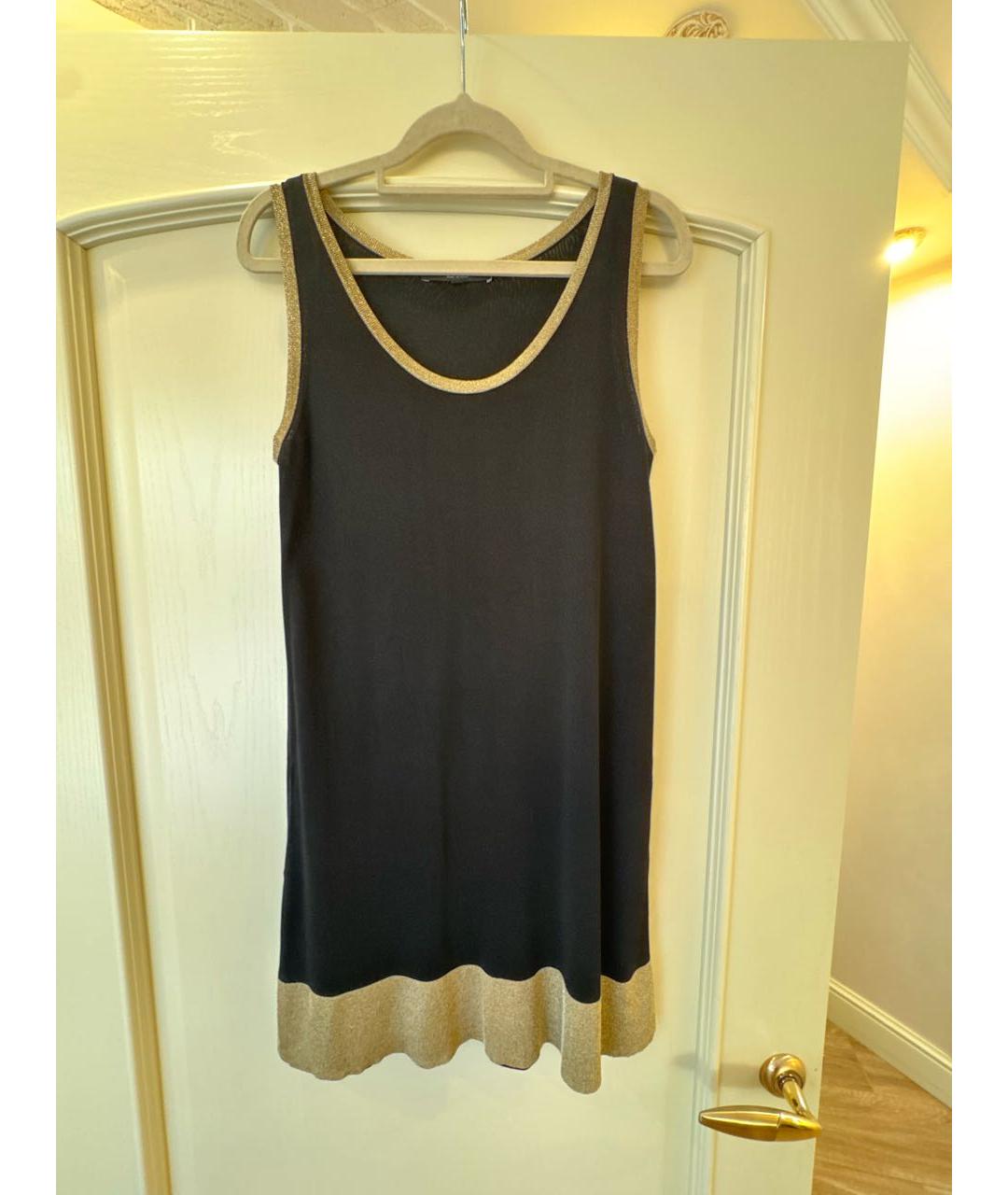 GUCCI Черное вискозное повседневное платье, фото 2