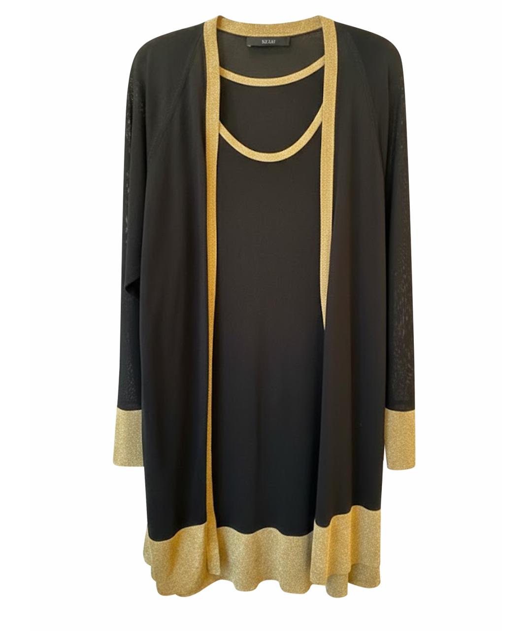 GUCCI Черное вискозное повседневное платье, фото 1