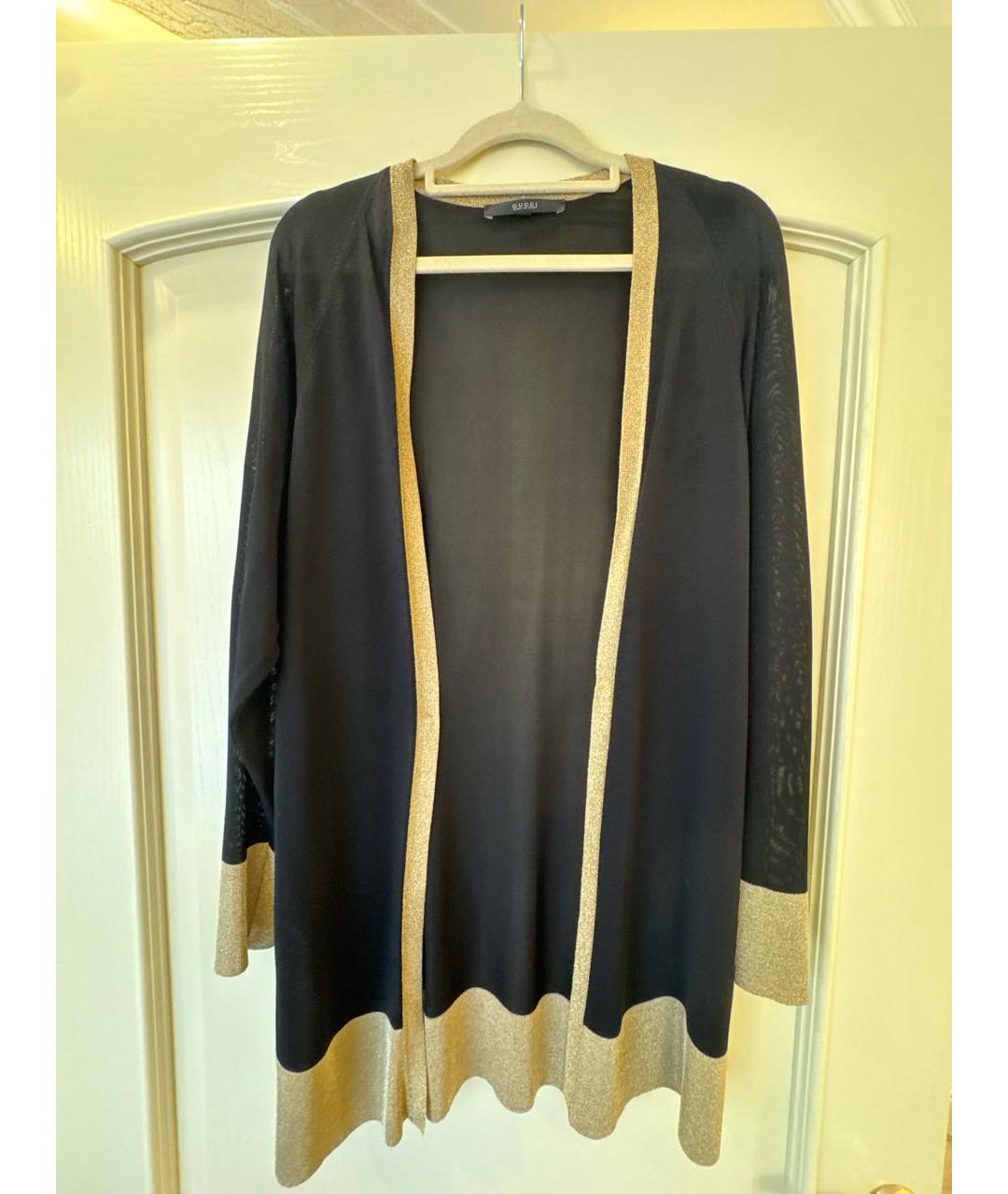 GUCCI Черное вискозное повседневное платье, фото 6