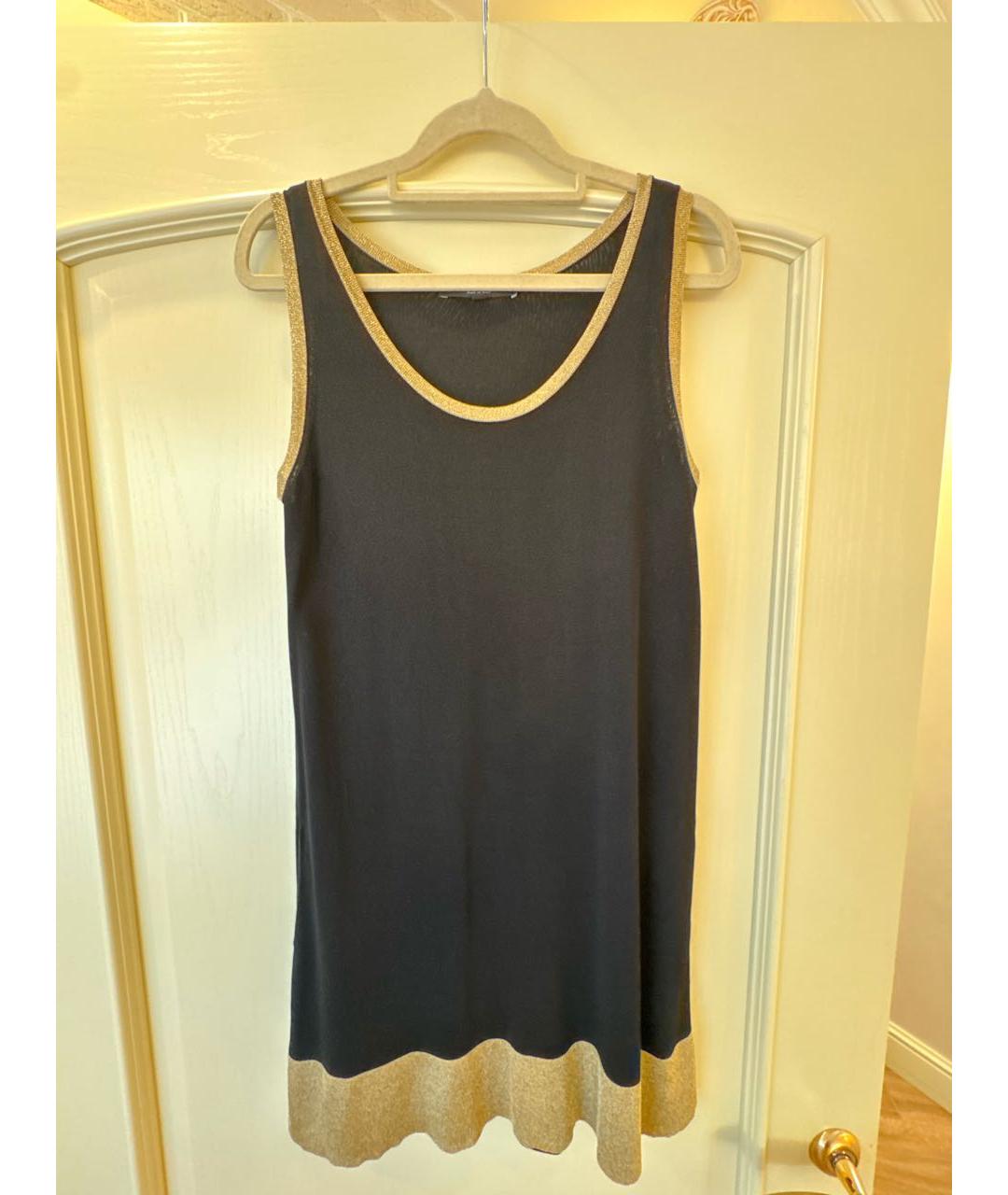 GUCCI Черное вискозное повседневное платье, фото 5