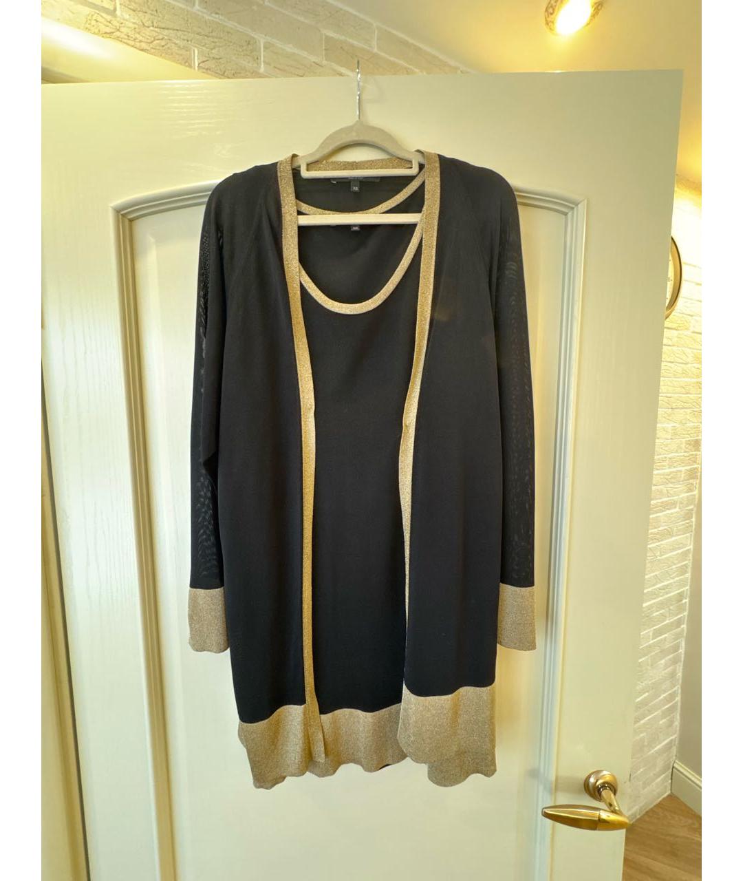 GUCCI Черное вискозное повседневное платье, фото 4