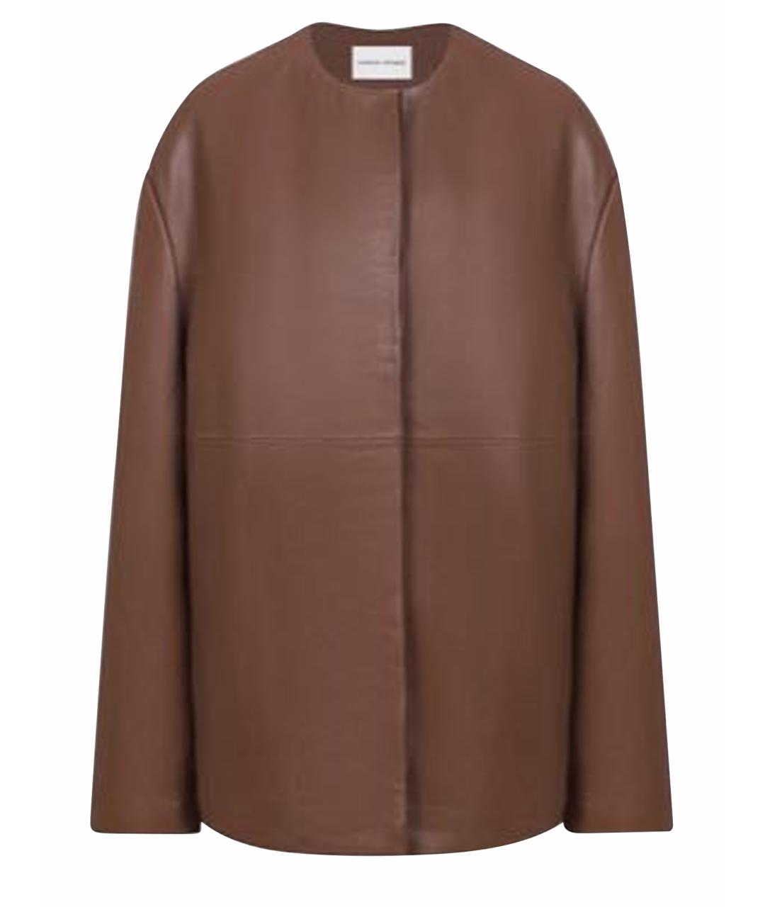 LOULOU DE SAISON Коричневая кожаная куртка, фото 1