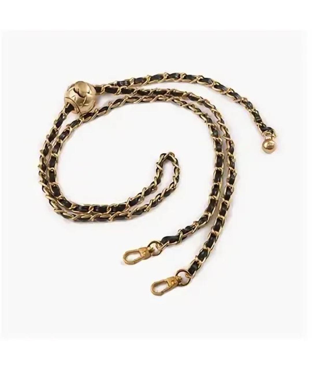 CHANEL Черная кожаная сумка через плечо, фото 7