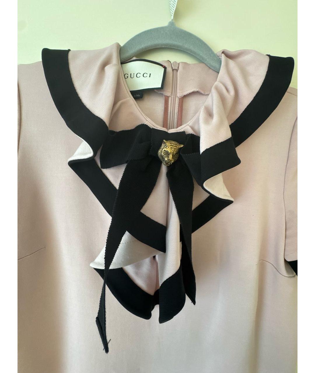 GUCCI Розовая вискозная рубашка, фото 3