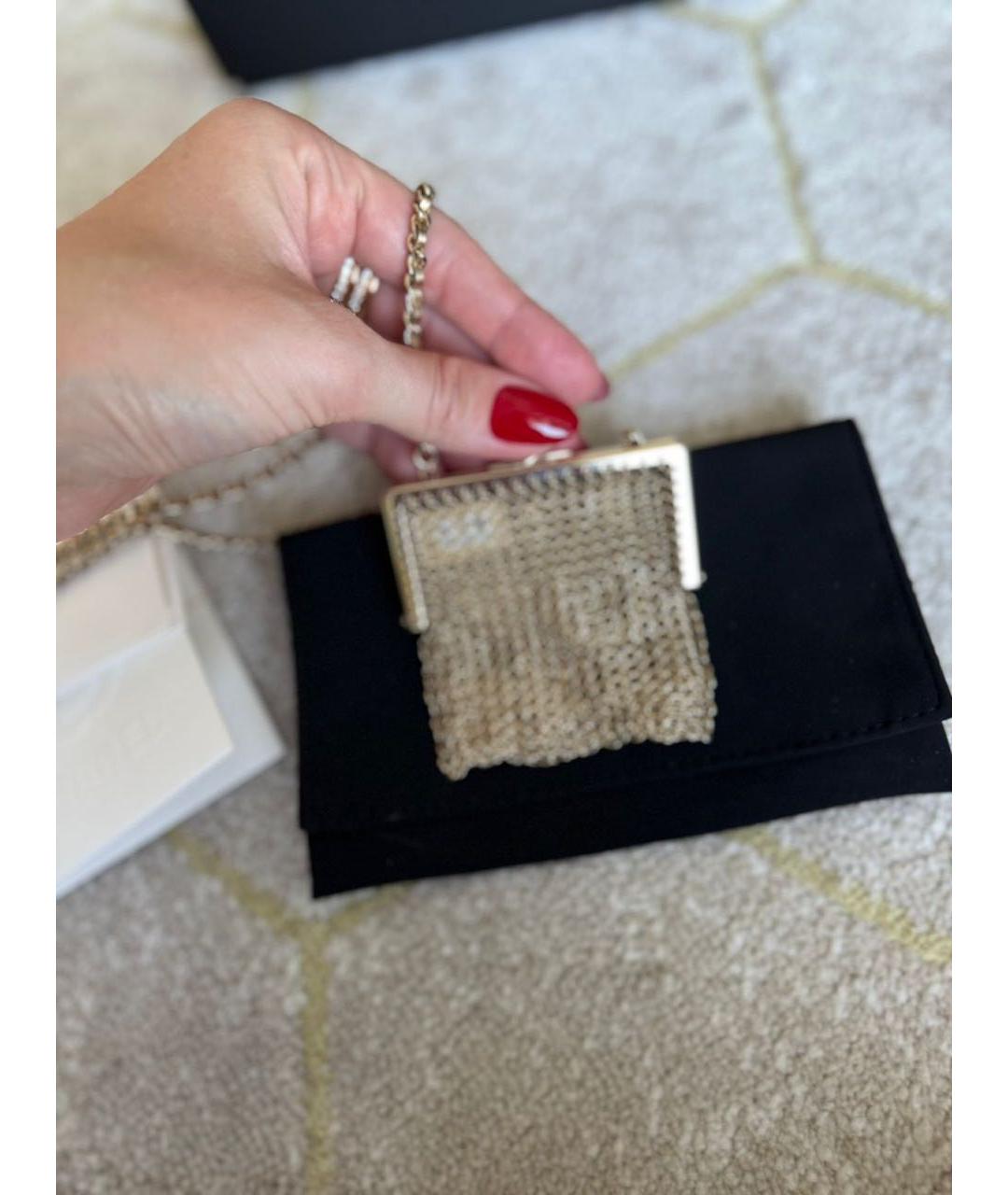 CHANEL Золотой кошелек, фото 3