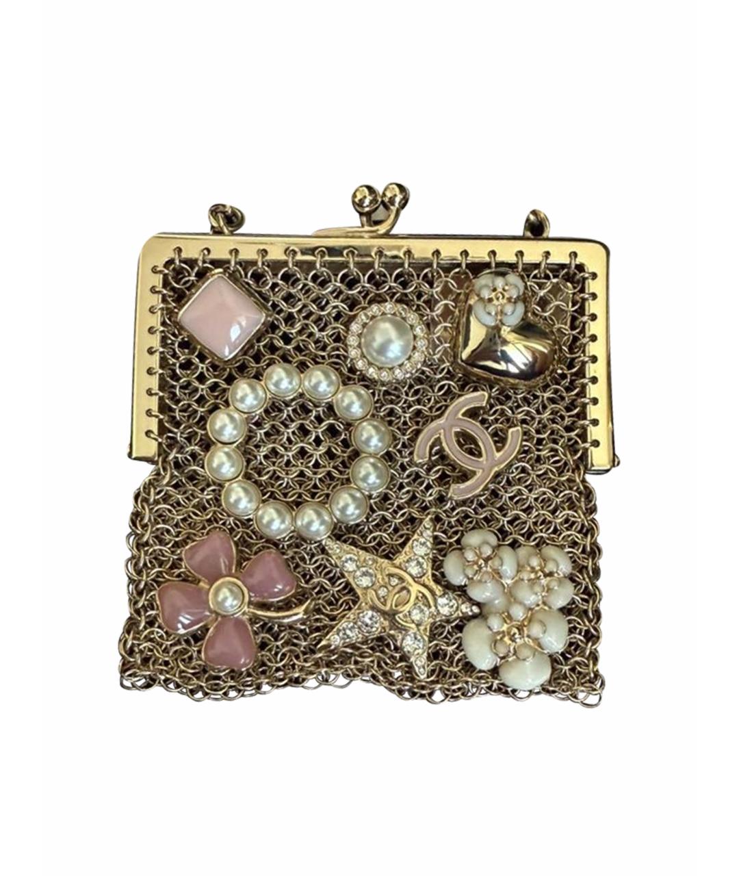 CHANEL Золотой кошелек, фото 1