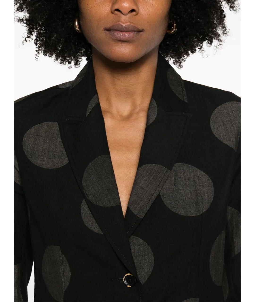 UMA WANG Черный жакет/пиджак, фото 4