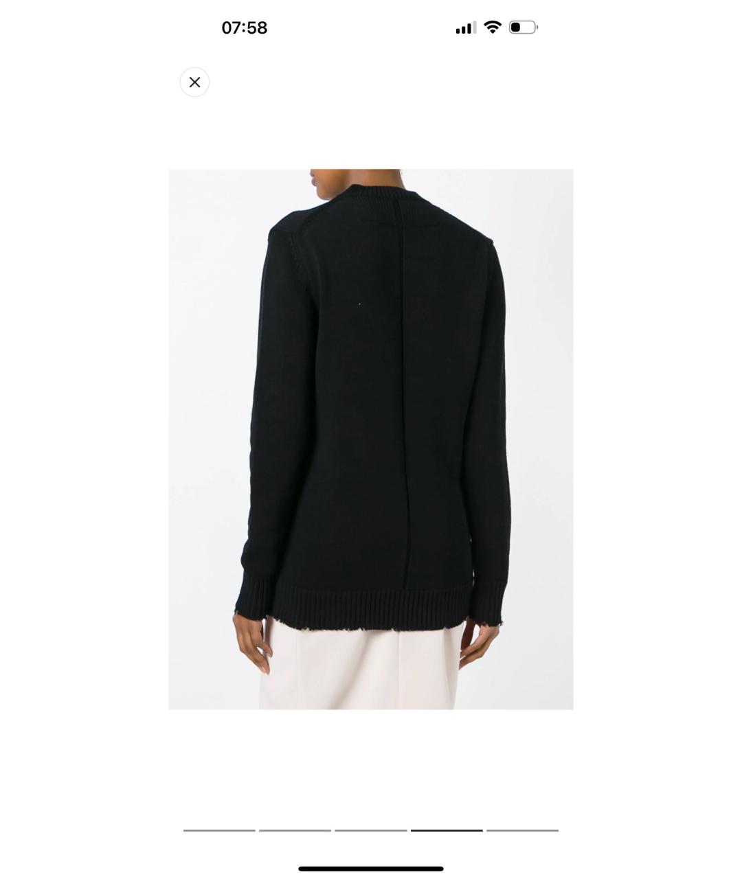 GIVENCHY Черный хлопковый джемпер / свитер, фото 4