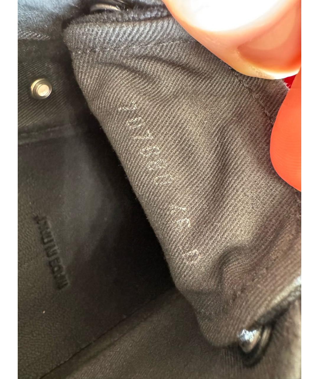 ALEXANDER MCQUEEN Черные текстильные низкие кроссовки / кеды, фото 7