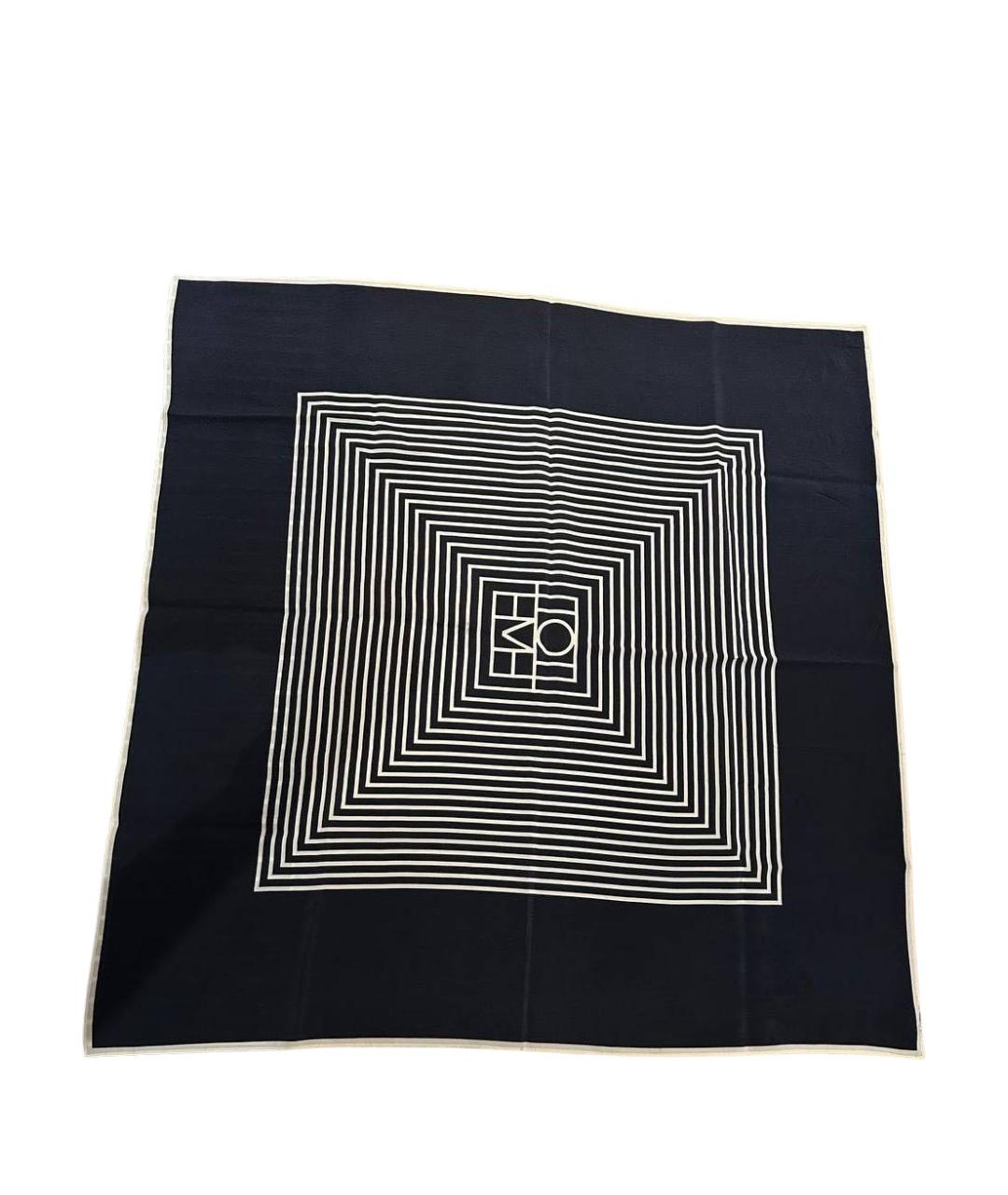 TOTEME Черный шелковый платок, фото 1