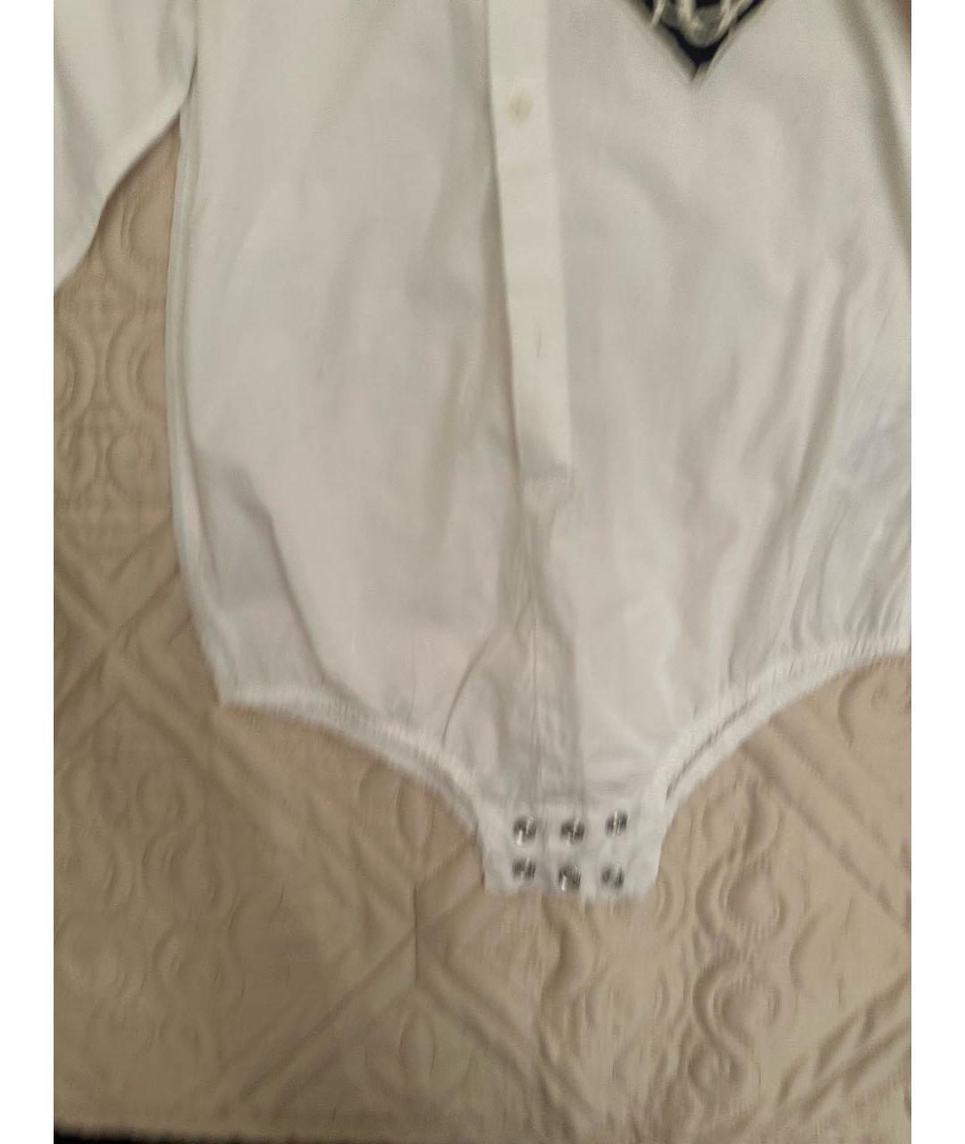 DOLCE&GABBANA Белый хлопковый боди / песочник, фото 6