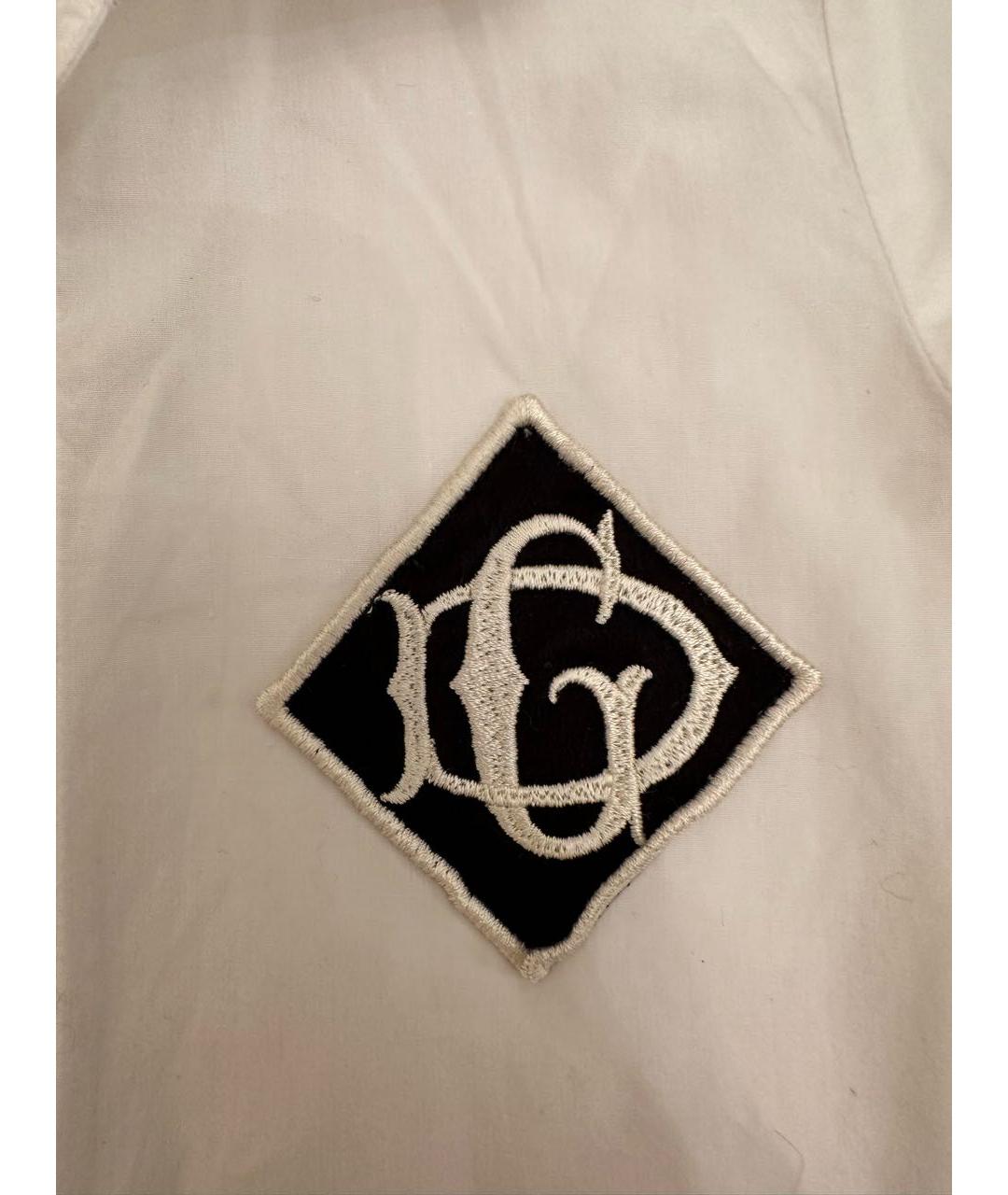 DOLCE&GABBANA Белый хлопковый боди / песочник, фото 4