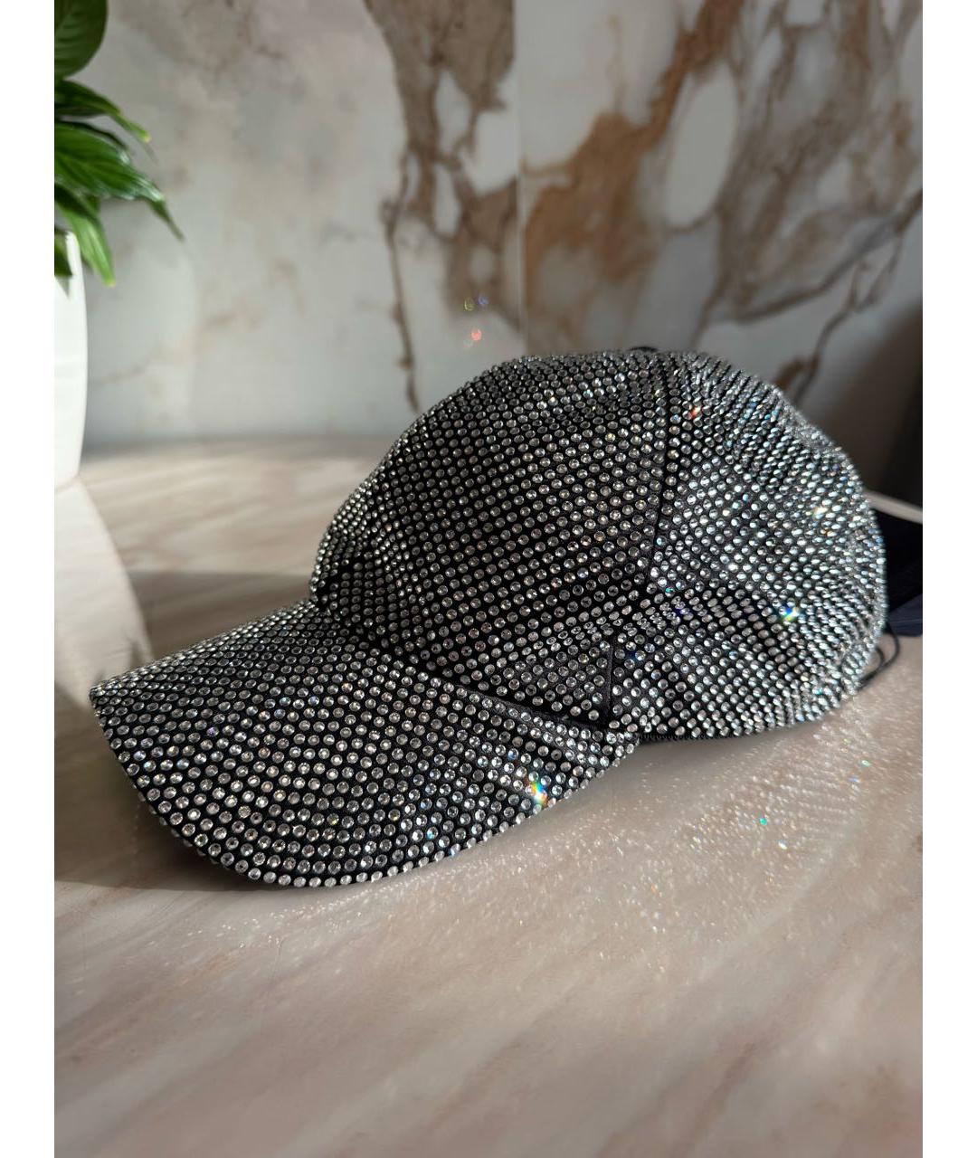 PRADA Черная кепка, фото 3