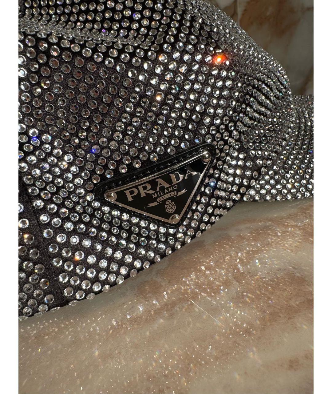 PRADA Черная кепка, фото 4