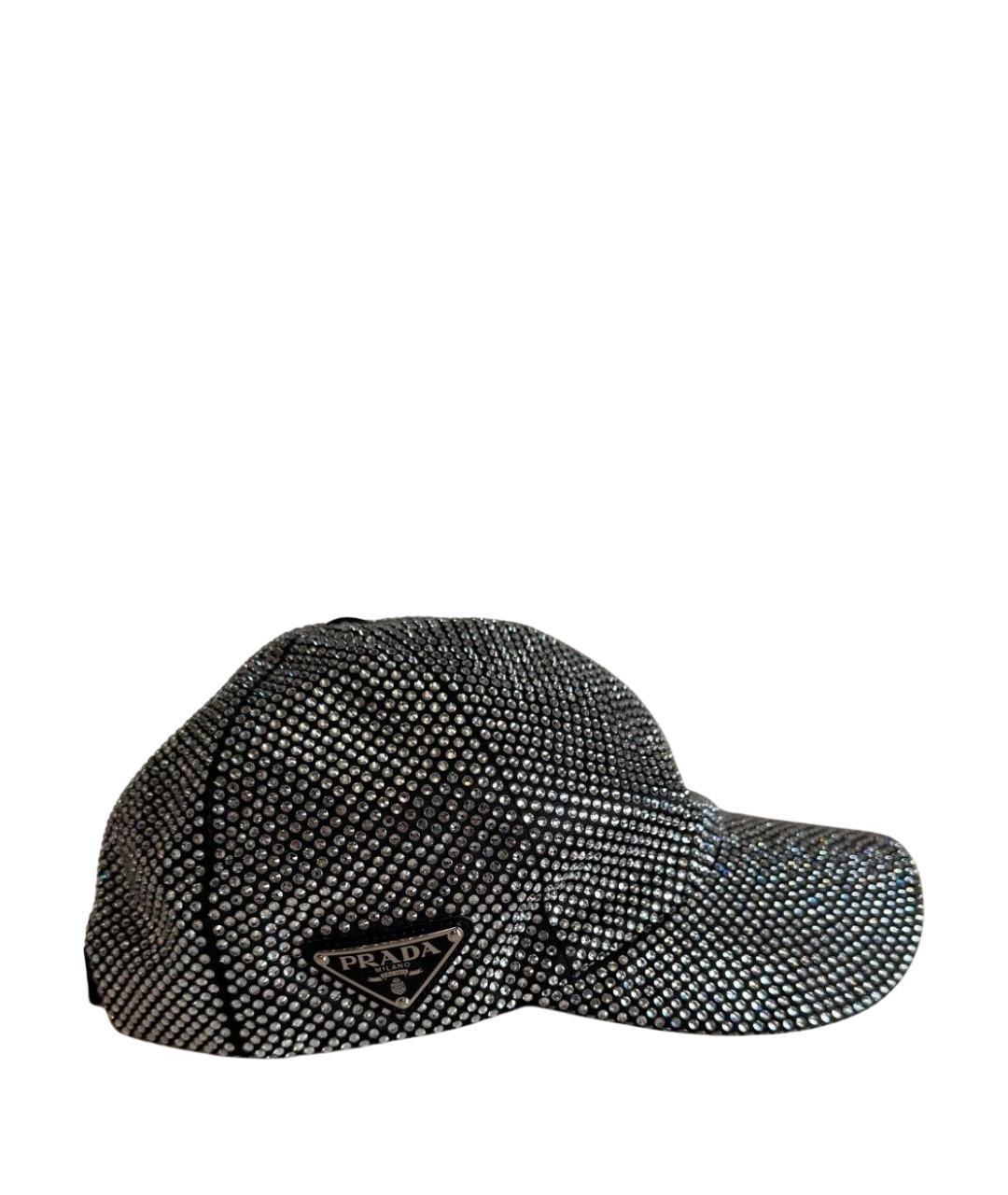 PRADA Черная кепка, фото 1