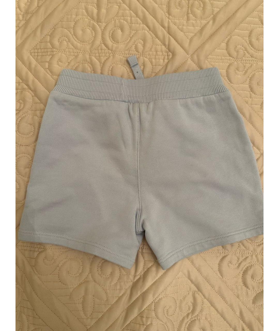 DOLCE&GABBANA Голубые хлопковые детские шорты, фото 2