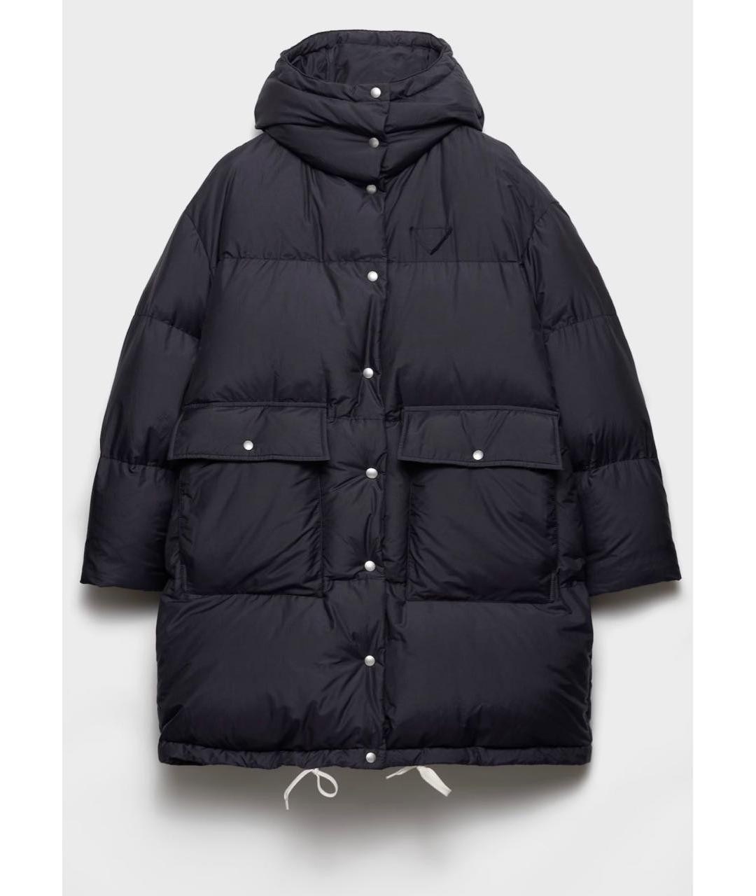 PRADA Темно-синий хлопковый пуховик, фото 5