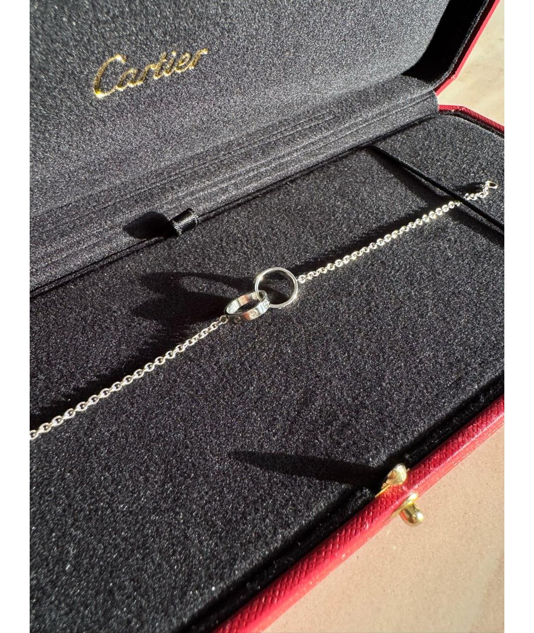 CARTIER Серебрянный браслет из белого золота, фото 3