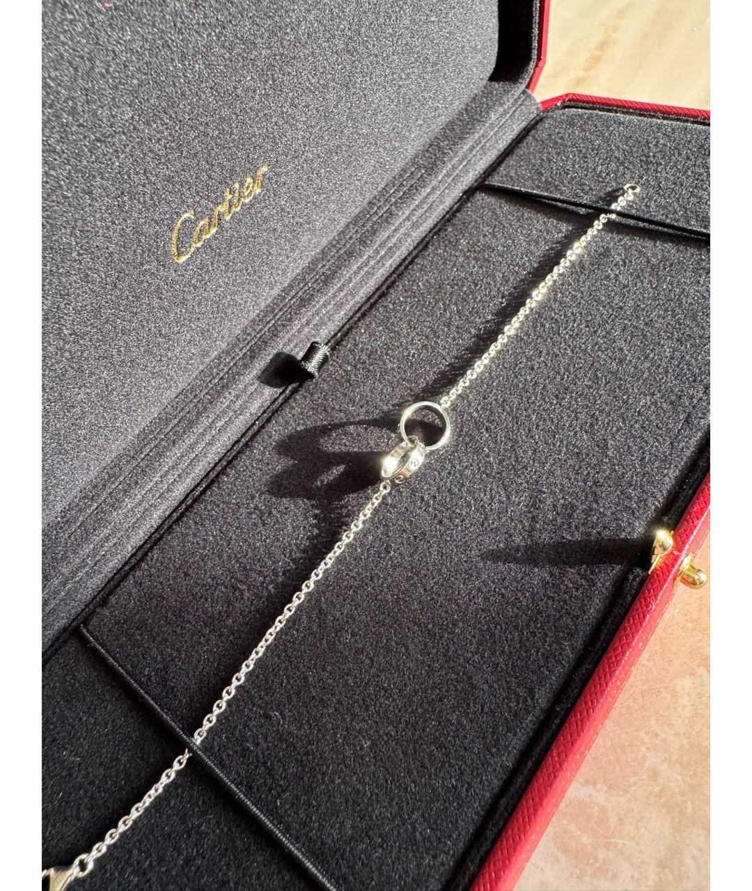 CARTIER Серебрянный браслет из белого золота, фото 5