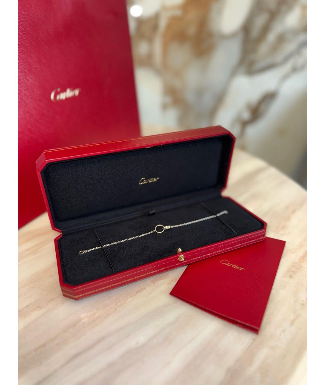 CARTIER Серебрянный браслет из белого золота, фото 6