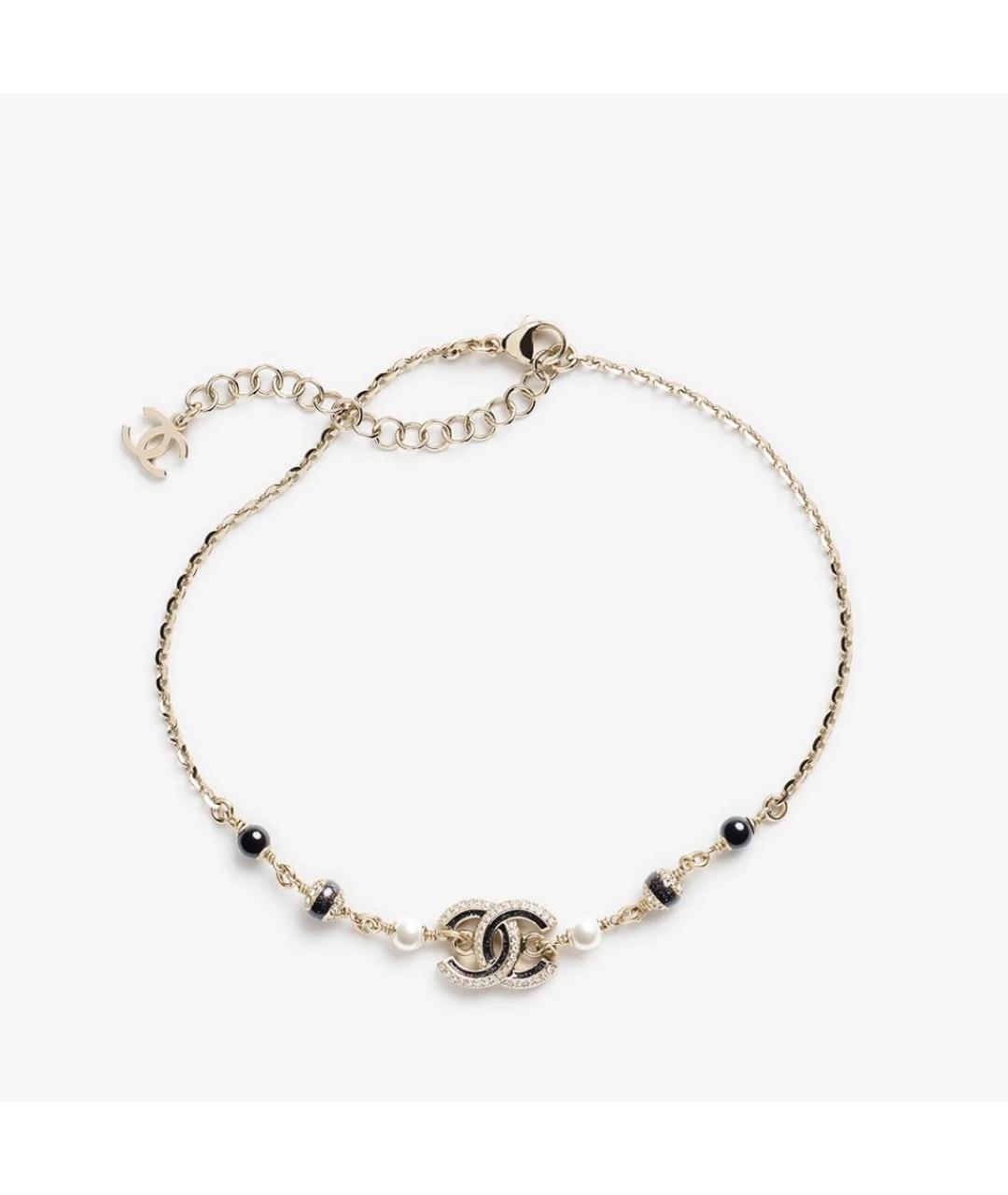 CHANEL Золотое металлическое колье, фото 3