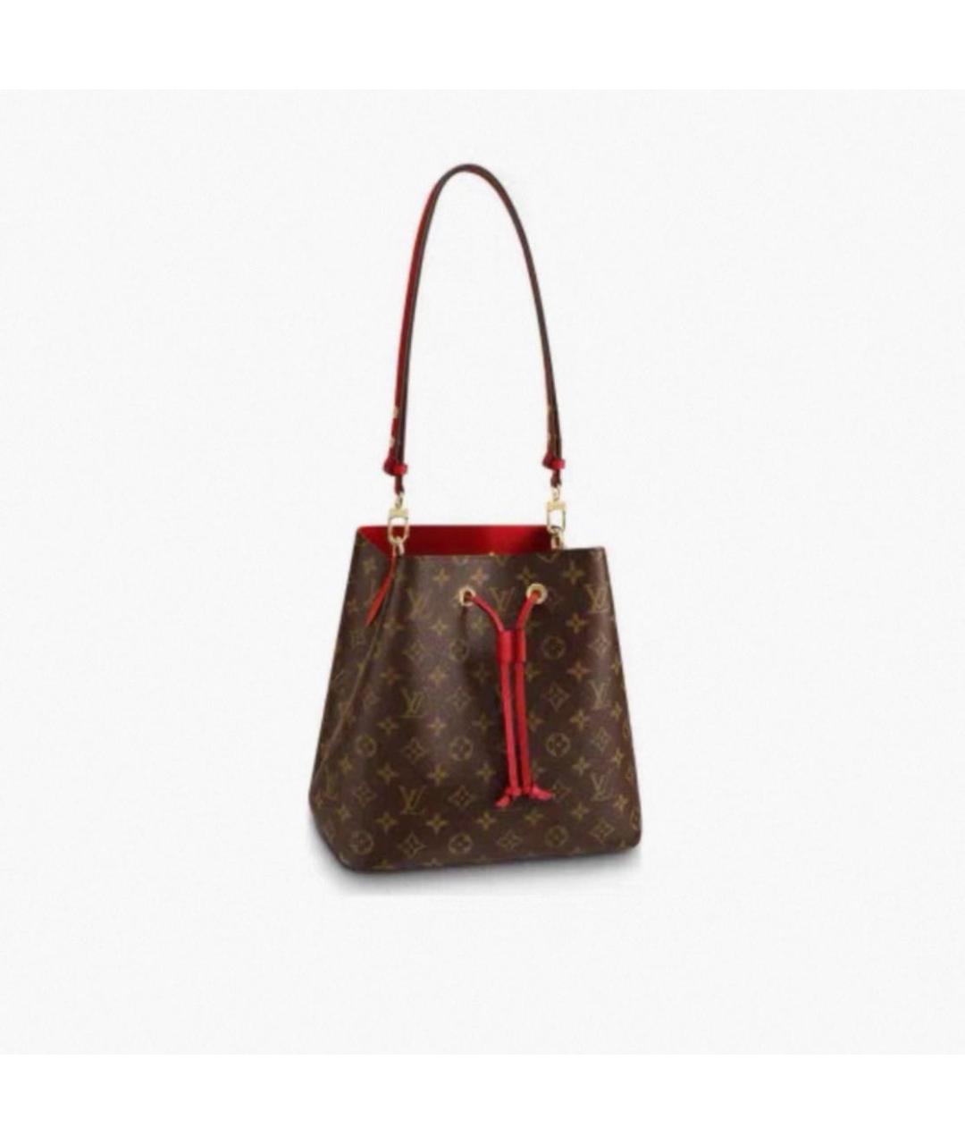 LOUIS VUITTON Коричневая сумка через плечо, фото 6