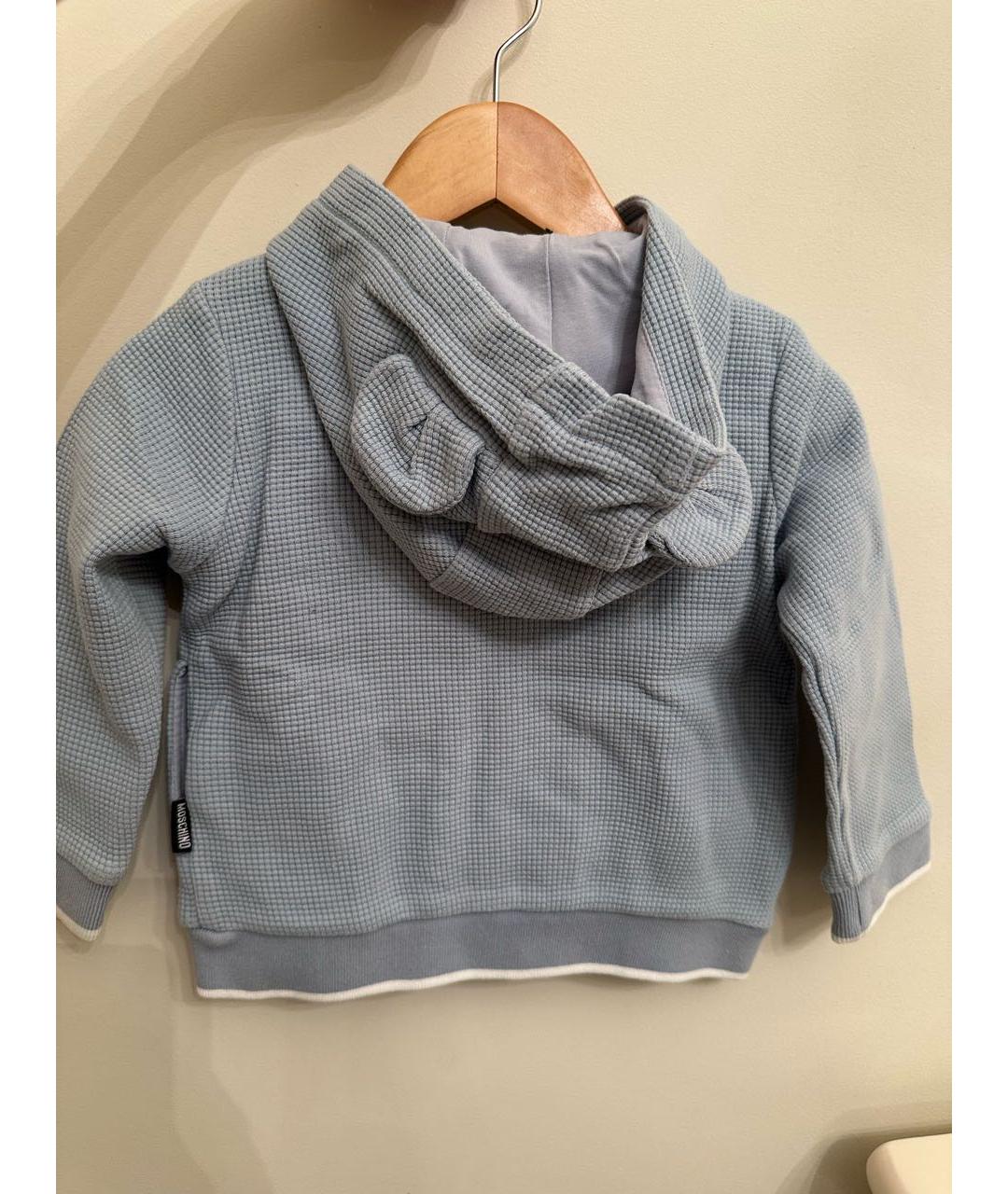 MOSCHINO Голубой хлопковый комплект, фото 4