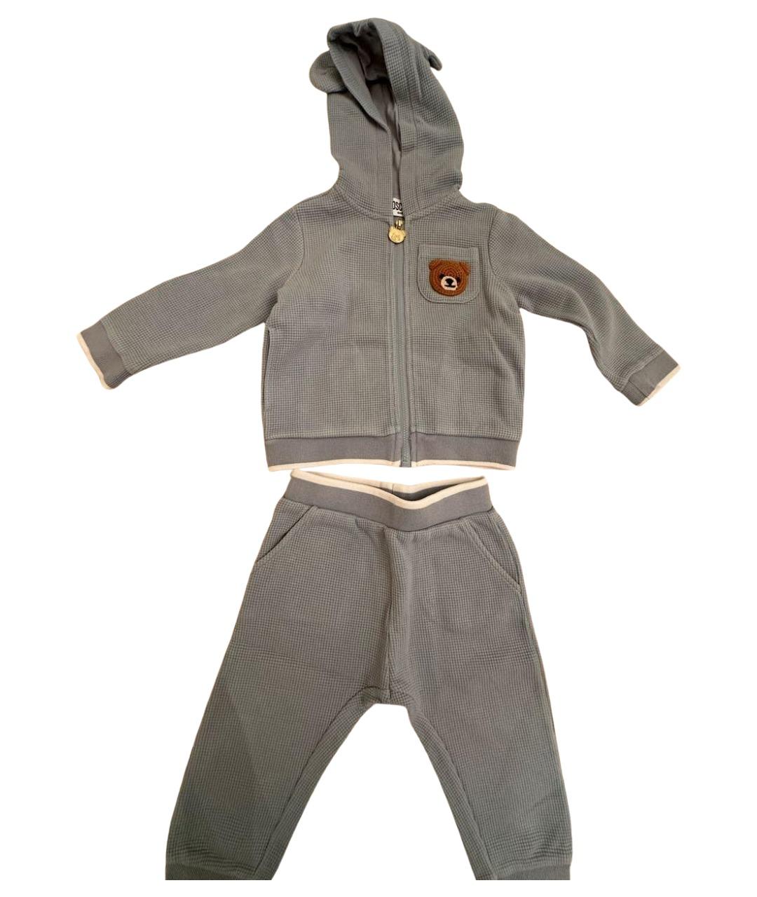 MOSCHINO Голубой хлопковый комплект, фото 1