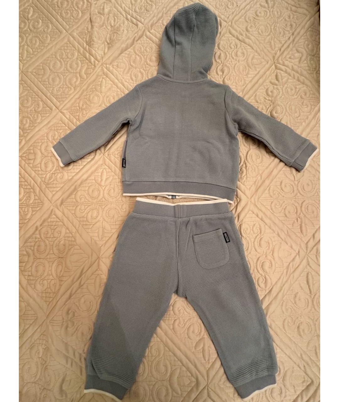 MOSCHINO Голубой хлопковый комплект, фото 2